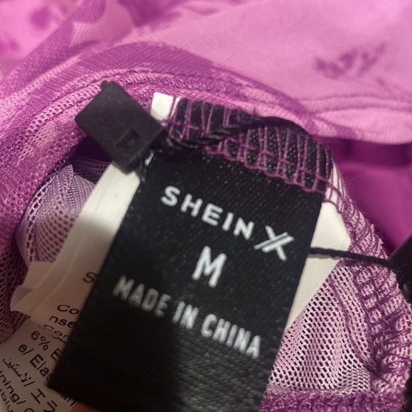 🌸 NWT SHEIN Corset Lace Crop Top 🌸 - Picture 7 of 8